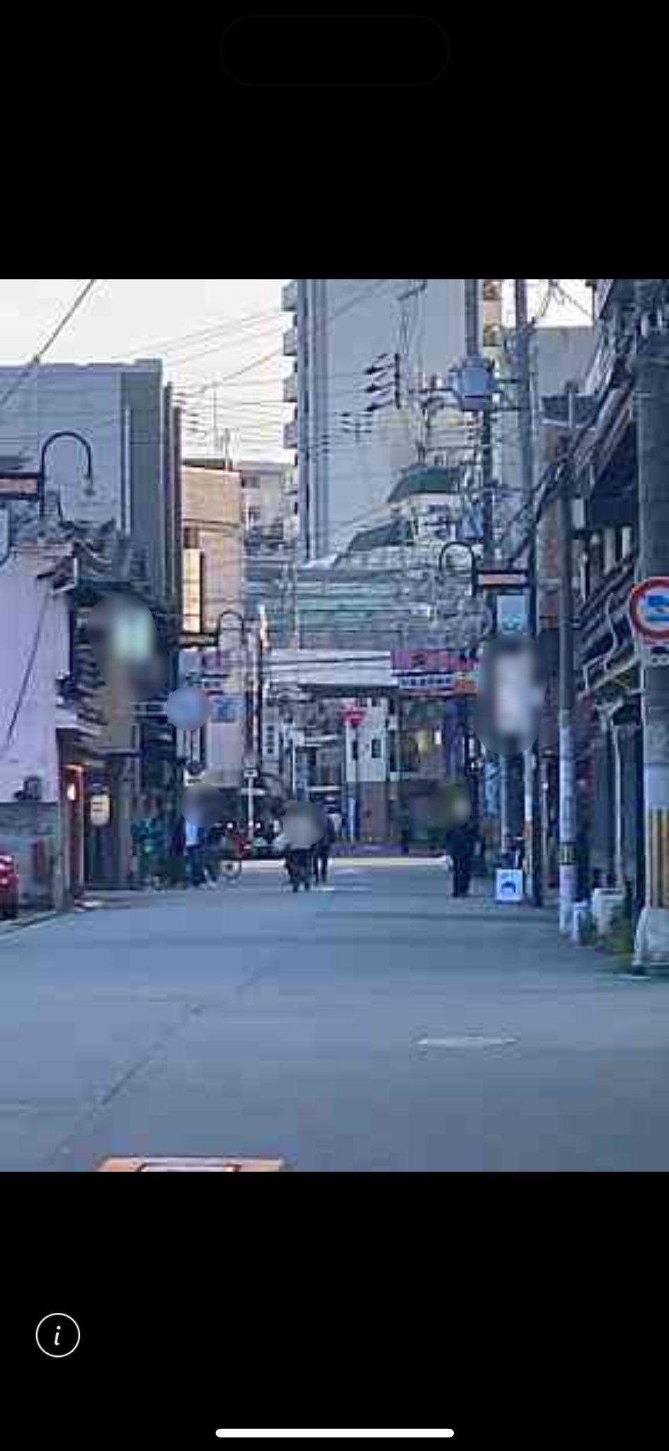 2023年5月11日木曜日17時頃の松島新地メイン通りの風景