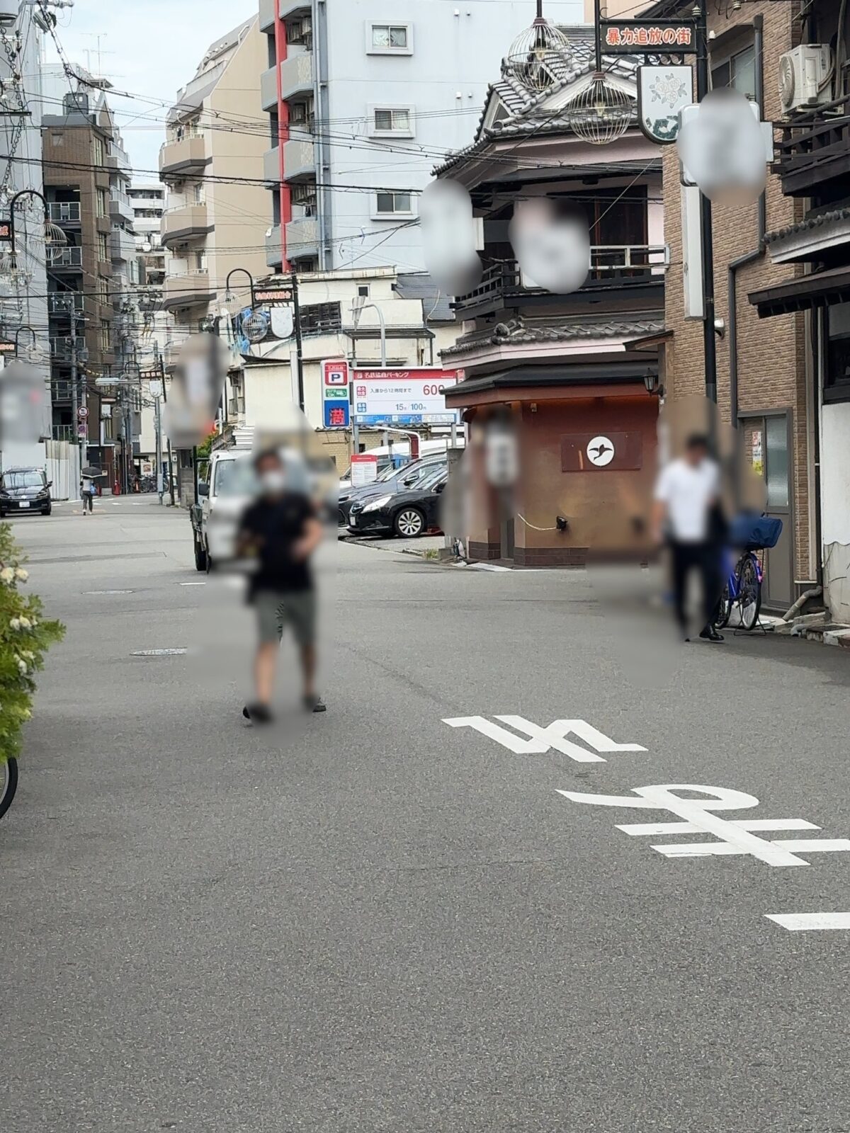 2023年8月7日月曜日17時頃の松島新地の風景