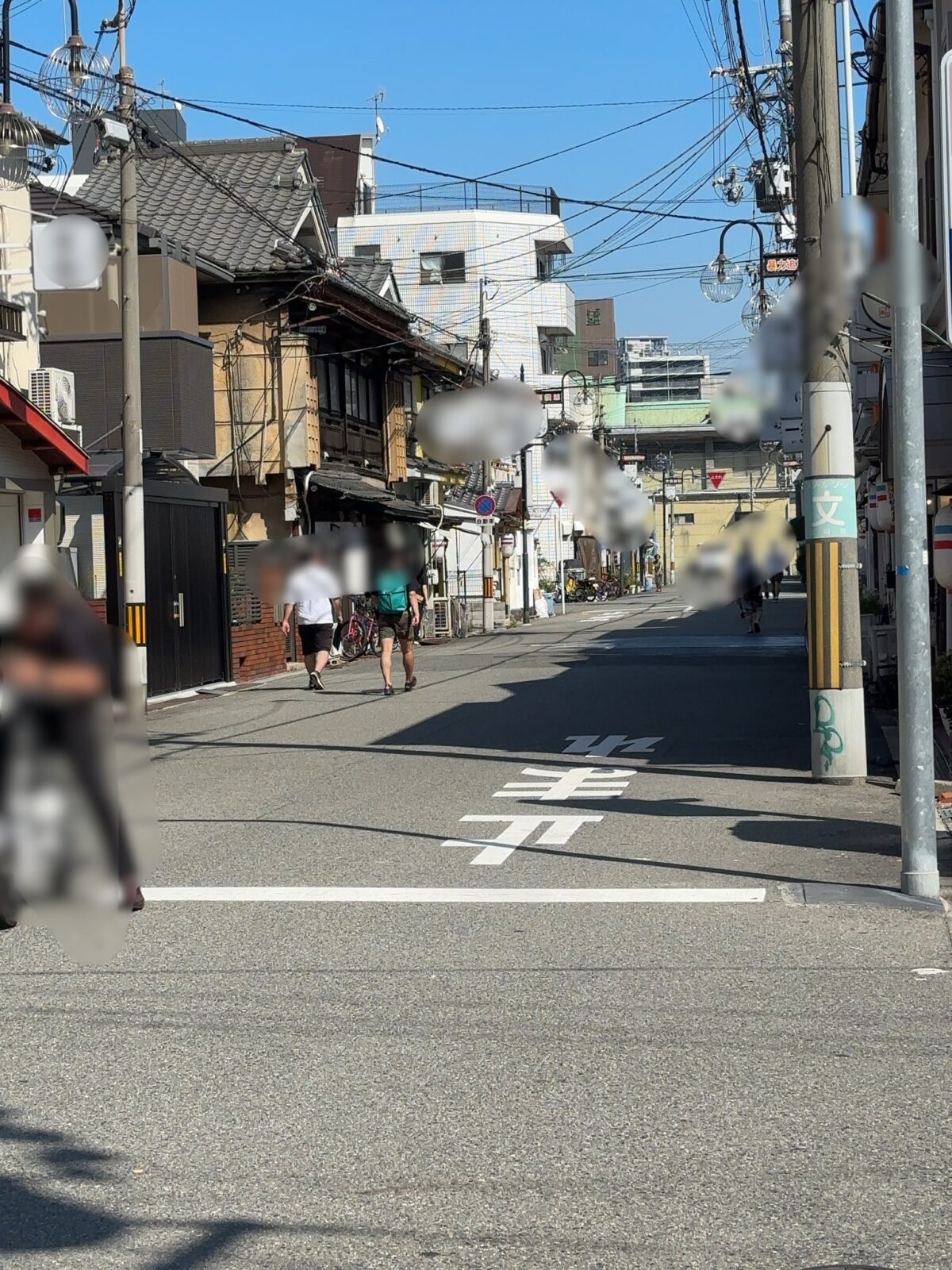 2023年8月16日水曜日15時頃の松島新地メイン通りの風景