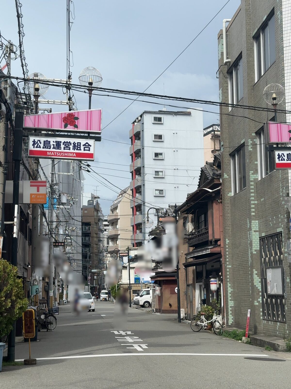 2023年8月23日(水)14時半頃の松島新地の風景