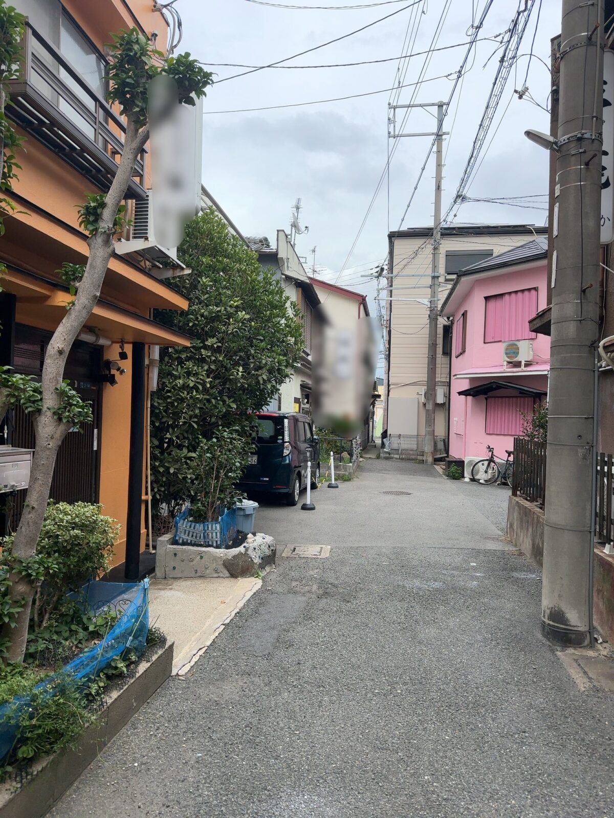 2023年8月30日水曜日16時頃の滝井新地の風景