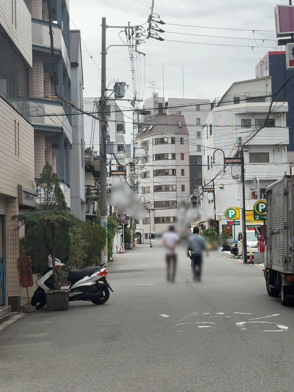 2023年9月7日木曜日13時頃の松島新地の風景