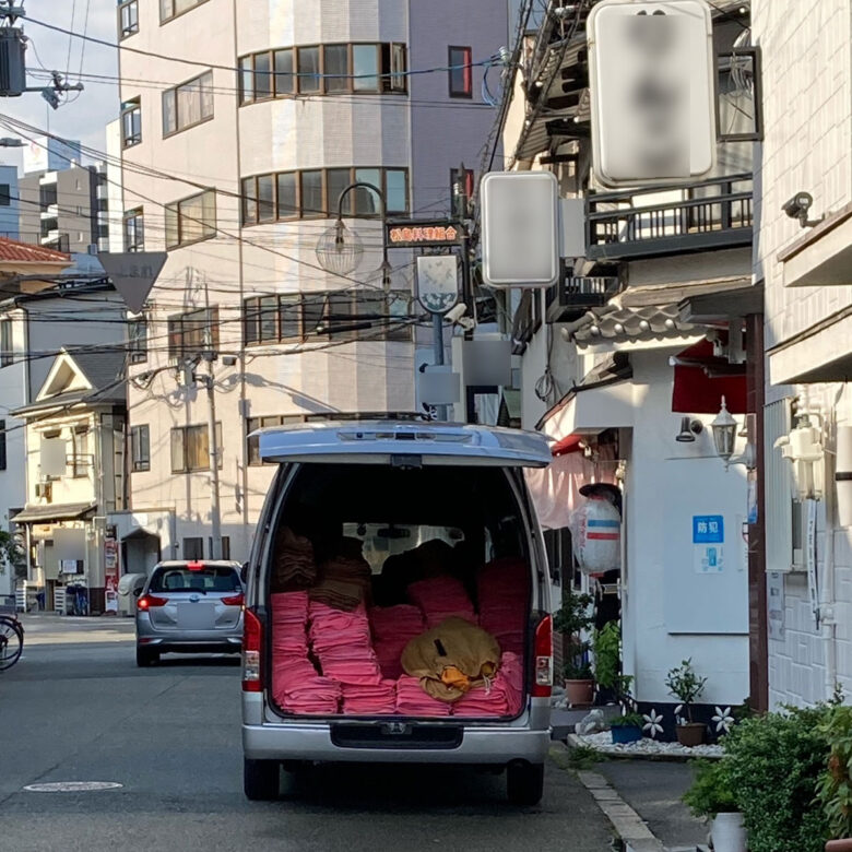 松島新地ではタオルが必要だがお店が用意してくれていることがほとんど