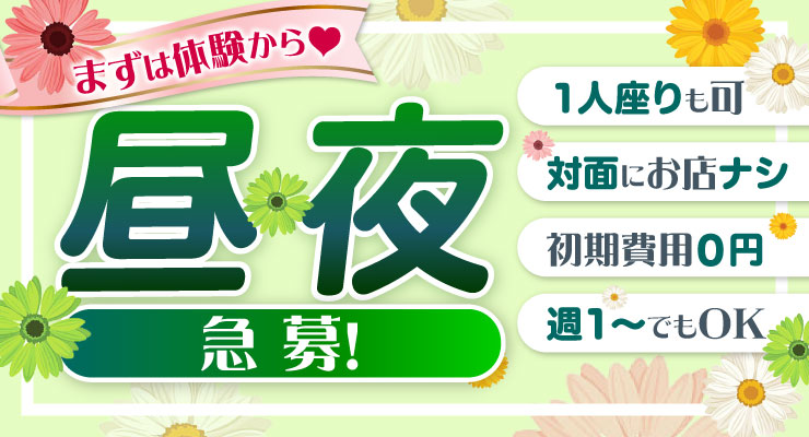 飛田新地の裏通りにある料亭Lookの昼・夜、急募求人情報