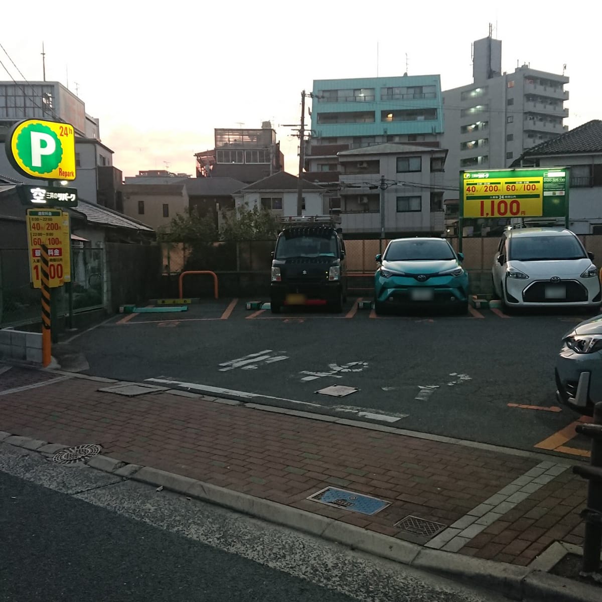 滝井新地地図にのっている「三井のリパーク 千林駅北パーキング」