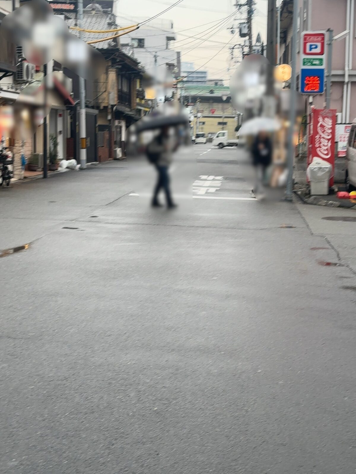 2024年1月18日木曜日16時頃の松島新地の風景